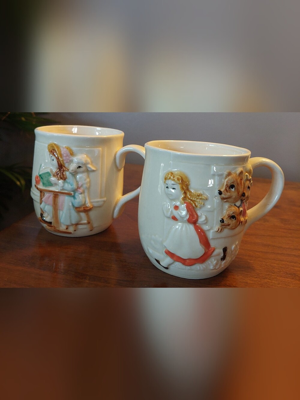Vintage QUON-QUON "Once Upon A Time" Mugs
